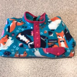 EUC-Patagonia synchilla fleece/Fox pattern